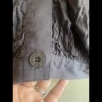 Vintage Womens Gene Ewing Bis Gray Jacket Size PL Smocked Long Sleeve Button USA Size L Photo 4