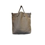 Kenneth Cole Women's grey Leather Tote Bag Zip Closure Casual ‎ Handbag Photo 1