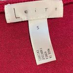 Leith Women's Red Long Sleeve Ruched Front Knee Length Bodycon Dress sz S Photo 3