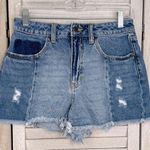 Harper Heritage  Two Tone Denim Cut Off Jean Shorts-26 Photo 0