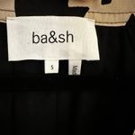 Ba&sh Pulse Printed Split Neck Mini Dress In Black Photo 4