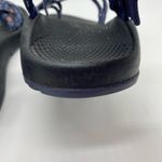 Chacos Chaco Navy Blue Aztec Print Strappy Sandals Gorpcore Hiking Women's size 7 Photo 4