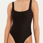 J.Crew  Square Neck Ribbed Plus Size Bathing Suit Swimsuit Black Sz 22 NWT Photo 0