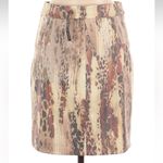 Peace of Cloth Cream Earth Tones Minimalist Mini Pencil Skirt Size 2 XS NWT Tan Photo 1