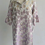 CAROLINE ROSE Floral Lavender Iridescent Lightweight Jacket Coat Sz S NEW w tags White Photo 0