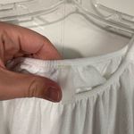 Free People Rundown Tunic White Open Back Oversized Fit Pullover Sweatshirt L Photo 1