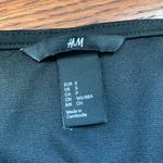 H&M Black long sleeve v neck Chiffon Dress size s Photo 5