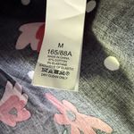 Kate Spade  Whimsy Floral Puff Sleeve Top - Navy and Red NWOT Photo 2