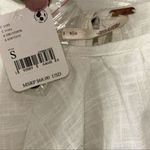 Free People  Off-White Ruffle Cotton Top(Size Small) Photo 4