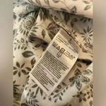 Gap Soft Boyfriend Fit Back White Floral Collared Button Down Pockets Size S Photo 11