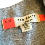 Ted Baker London Evalina Tie Front Dress Grey Stretch Sleeveless Size 4 Women's Photo 11