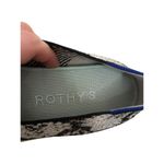 Rothy’s Sneaker Womens 7.5 The Original Slip On Phyton Black White Knit Comfort Photo 6