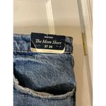 Abercrombie & Fitch Mom Denim Shorts Womens 37 Distressed Raw Hem Photo 2