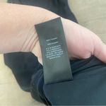 Babaton aritzia black draped v-neck lbd mini dress Photo 3