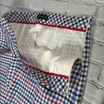 Talbots  Gingham Plaid A-Line Skirt size 10 NEW Red Navy Blue Black White Photo 12