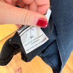 EthyL Denim Embellished Jeans Jacket Women's XL Dark Wash Rhinestone Embroidery Black Photo 5