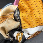 Anna Paola | Italian Leather Satchel w/ Crossbody & Scarf Brown Photo 15