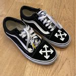 VANS x Off White Sneakers in Black and White Size 7 Photo 0