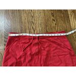 st. john's bay 100% Cotton Red Skirt Womens Large Tall Maxi Modest Vintage 90s Photo 1