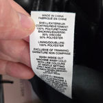 Avec Les Filles  Black Faux Leather Belted High Rise Straight Pants Size Medium Photo 10