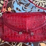 Brighton RED patent Leather Crossbody Bag Photo 0
