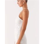 Peppermayo NWT  Pure White Rubi Beaded Mini Dresses sz. S Photo 2