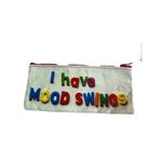 Blue Q I Have Mood Swings Zip Makeup Pencil Pouch NEW NWT Photo 1