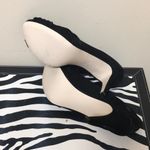 Talbots Black Suede Peep Toe Pump Photo 3