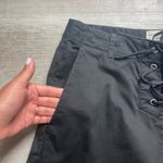 Nili Lotan Avery Lace Up Drop Crotch Cropped Black Pants Size 6 NL 2609988 Photo 6