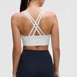 Lululemon Energy Bra long line strappy sports womens Gray size 2 medium support Photo 3