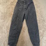 BDG  High Rise Baggy Jeans Womens 26 Relaxed Fit Patch Pockets Charcoal Dark Photo 0