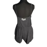 PINK - Victoria's Secret Y2K Victoria’s Secret PINK Sleeveless Romper  Women’s Medium Gray Shorts Photo 2