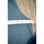 Peloton  Size XL Women Athletic‎ Tank Top Thin Striped Blue Sleeveless Smocked Photo 6