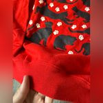 Hanes VTG I Love Cats Cat Lover Sweatshirt Crewneck Pullover Red Black Size S M Photo 8