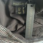 House of Harlow -  Houndstooth Wool Blend Strapless Ruched Academia Sheath … Photo 8