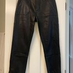 Paige Mayslie Jogger - Black Fog Luxe Coating Photo 5