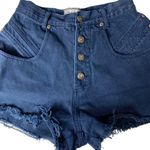 Beverly Hills Denim Shorts 7 8 Blue High Rise Button Fly Vintage Size undefined Photo 1