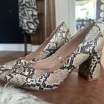 VICI Block heal snake print shoes Photo 0