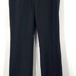 Ralph Lauren RALPH Black Pants Size 8 Zipper Back Legs Shiny Nylon Spandex Work Photo 0