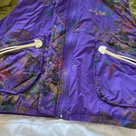 Vintage Luhta Finland Ski Jacket 90s Snowboarding Hooded Purple Womens Size 12 Photo 7