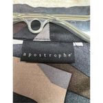 Apostrophe  Retro * Button * Tie Top Blouse Sz XL NWOT Photo 2