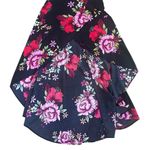 Floral Maxi Dress in Black and Pink Small Maxi Open front small Photo 2