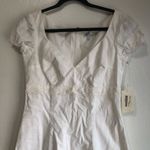 Shoshanna white Dress with Embroidered Details “peasant dress” bridal flaw Photo 1