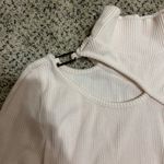 Chic Ribbed Turtleneck Sweater Pink Photo 0