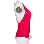 Juicy Couture barberry high neck with grommets 1 piece swimsuit lightly padded M Photo 2