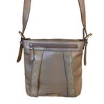 Burberry VTG DARK TAUPE BROWN LEATHER CROSSBODY OR SHOULDER BAG Photo 8