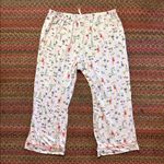 FRENCH EIFFEL TOWER MOULIN ROUGE POODLE PRINT PAJAMA PANTS Pink Size L Photo 3