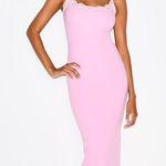 SKIMS Fits Everybody Lace Long Slip Dress in Bubblegum Tonal, Size Small Photo 0