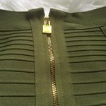 Bandage Back Zipper Skirt Green Photo 5