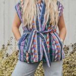 Xirena Cassandra Puffer Vest Rhapsody size Extra Small Blue Photo 1